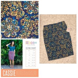 NWT LuLaRoe Medium Cassie Pencil Skirt